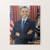 Barack Obama Jigzaag Puzzle Legpuzzel (Verticaal)