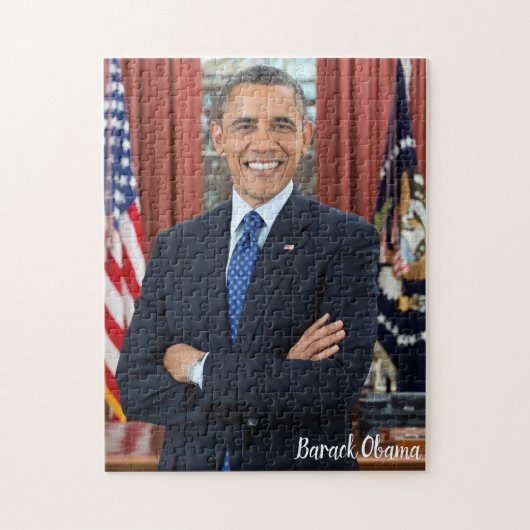 Barack Obama Jigzaag Puzzle Legpuzzel (Verticaal)