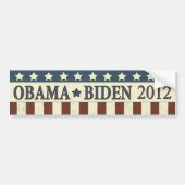 Barack Obama Joe Biden 2012 Bumpersticker (Voorkant)