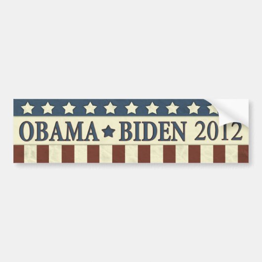 Barack Obama Joe Biden 2012 Bumpersticker (Voorkant)