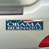 Barack Obama Joe Biden-verkiezingen 2012 Bumpersticker (Op auto)