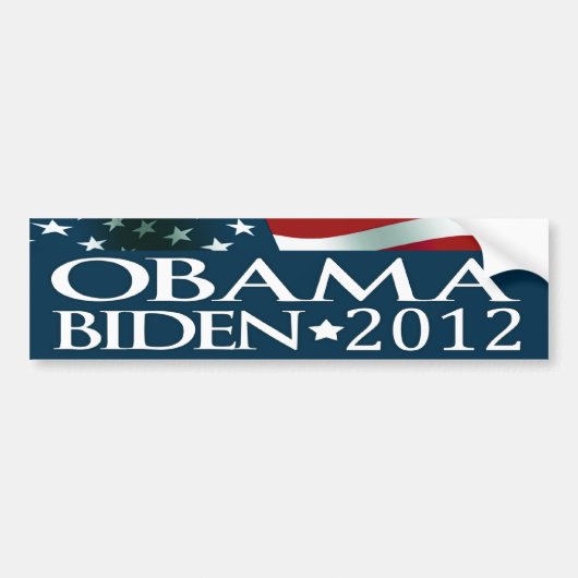 Barack Obama Joe Biden-verkiezingen 2012 Bumpersticker (Voorkant)