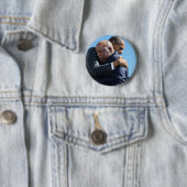 Barack Obama & John Lewis Hugging Ronde Button 5,7 Cm (In situ)