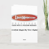 Barack Obama Kaart (Achterkant)