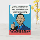 Barack Obama Kaart (Gele Bloem)