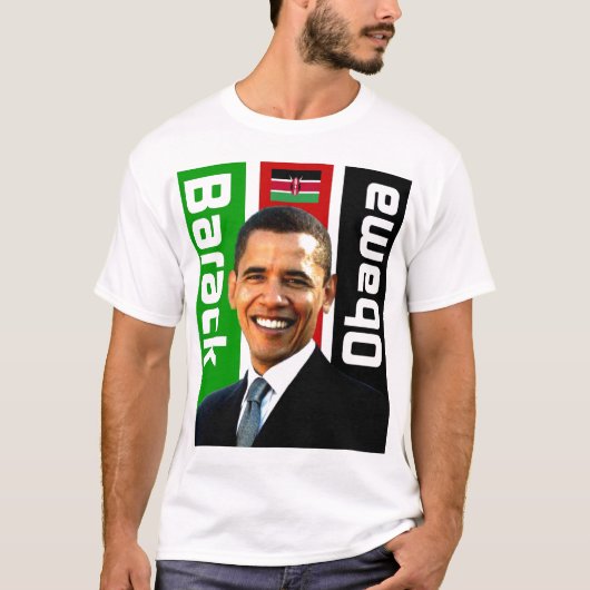 Barack Obama Kenyan Heritage T-shirt (Voorkant)