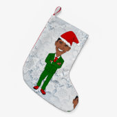barack obama kerstkous santas kleine kerstsok (Voorkant (Hangend))
