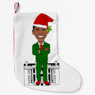 barack obama kerstman kous kleine kerstsok