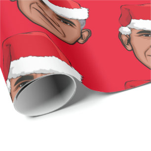 BARACK OBAMA-Kerstmis Cadeaupapier