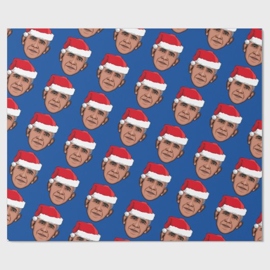 BARACK OBAMA-Kerstmis Cadeaupapier (Vlak)