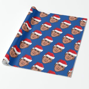 BARACK OBAMA-Kerstmis Cadeaupapier