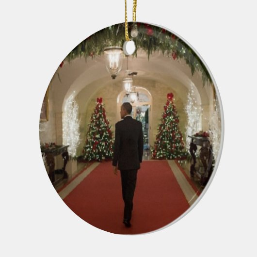 Barack Obama Kerstmis - Ornament (Links)