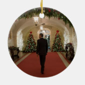Barack Obama Kerstmis - Ornament (Achterkant)