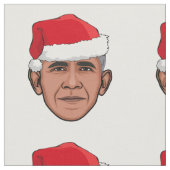 BARACK OBAMA-Kerstmis Stof (Close Up)