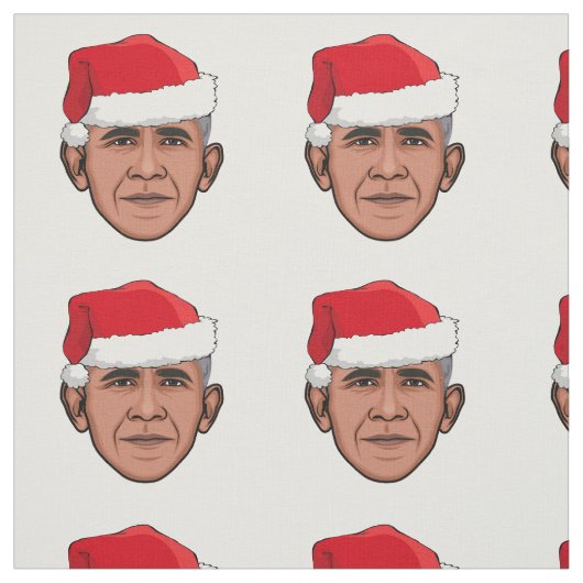 BARACK OBAMA-Kerstmis Stof (Swatch)