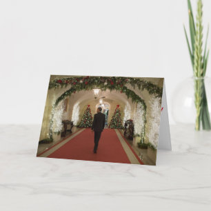 Barack Obama Kerstmis - Wenskaart Feestdagen Kaart