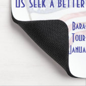 Barack Obama "Klokstop" Muismat (Hoek)