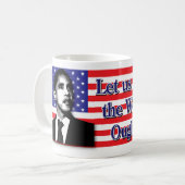 Barack Obama Koffiemok (Voorkant links)