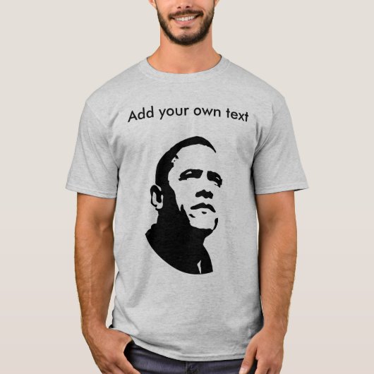 Barack Obama - Lange laptop aanpasbaar T-shirt (Voorkant)