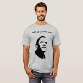 Barack Obama - Lange laptop aanpasbaar T-shirt (Voorkant volledig)