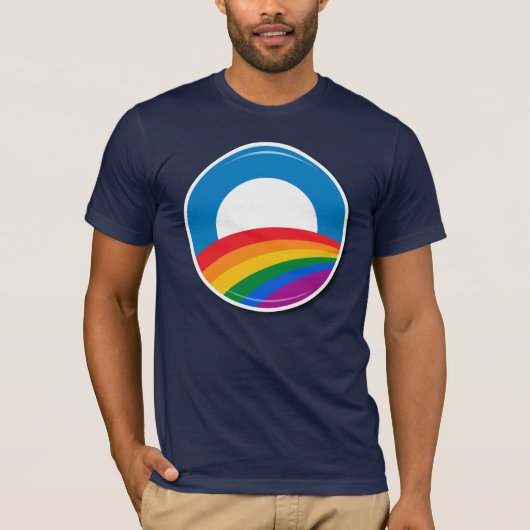 Barack Obama LGBT Pride T-shirt (Voorkant)