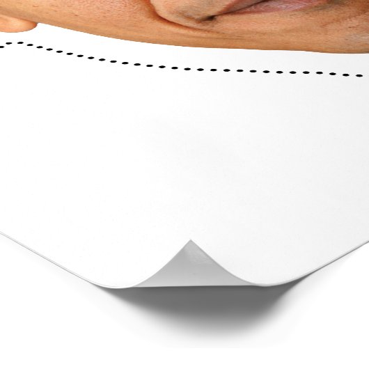 Barack Obama Mask Cutout Poster (Hoek)