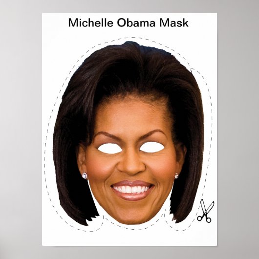Barack Obama Masker Poster (Voorkant)
