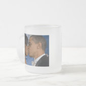 Barack Obama Matglas Koffiemok (Voorkant links)