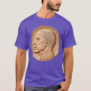 Barack Obama Medaille Munt ShirtBlack History Mont T-shirt