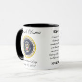 Barack Obama met Jack Kennedy - Ringer Mok (Voorkant links)