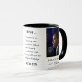 Barack Obama met Jack Kennedy - Ringer Mok (Voorkant rechts)