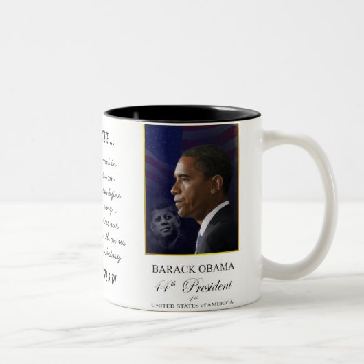 Barack Obama met John F Kennedy - Mok (Rechts)