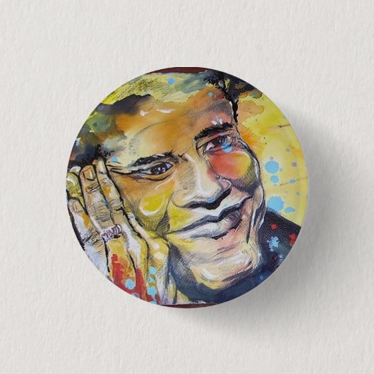 Barack Obama Mini Button (Voorkant)