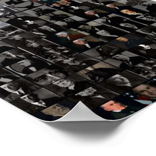 BARACK OBAMA-montage Poster (Hoek)