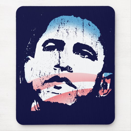 Barack Obama mousepad Muismat (Voorkant)