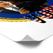 Barack Obama Niet Joelen Stem Poster (Hoek)