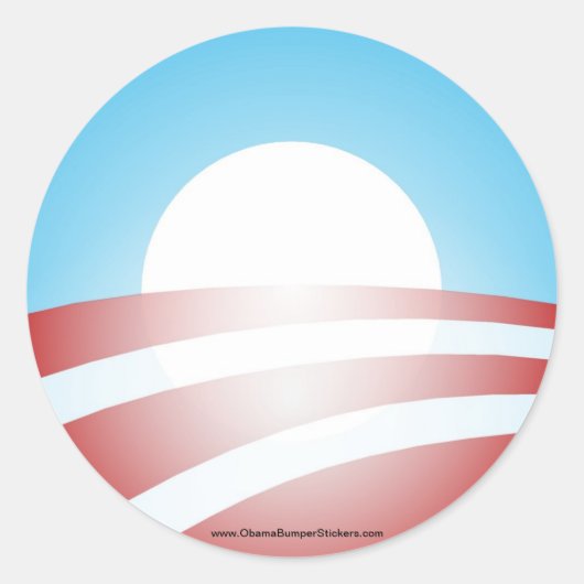 Barack Obama "O" Sticker (Voorkant)