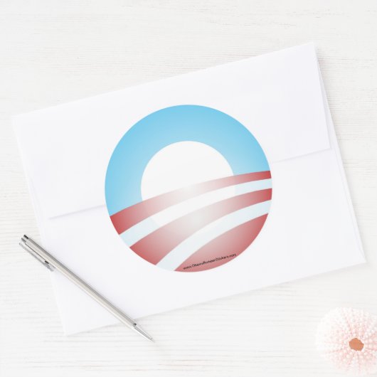 Barack Obama "O" Sticker (Envelop)