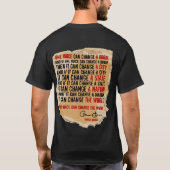 BARACK OBAMA-ONE STEM T-shirt B (Achterkant)