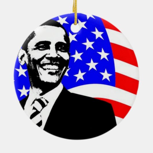 Barack Obama Ornament (Achterkant)