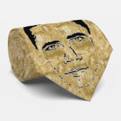 Barack Obama over het  Stropdas van het stroomgebi (Opgerold)