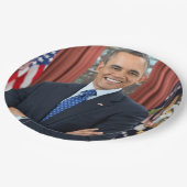 Barack Obama Papieren Bordje (Gekanteld)