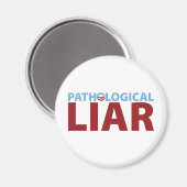 Barack Obama: Pathologische leugenaar Magneet (Voorkant / Achterkant)
