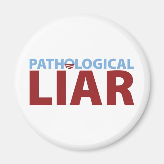 Barack Obama: Pathologische leugenaar Magneet (Voorkant)