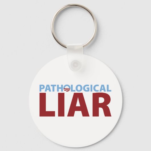 Barack Obama: Pathologische leugenaar Sleutelhanger (Voorkant)