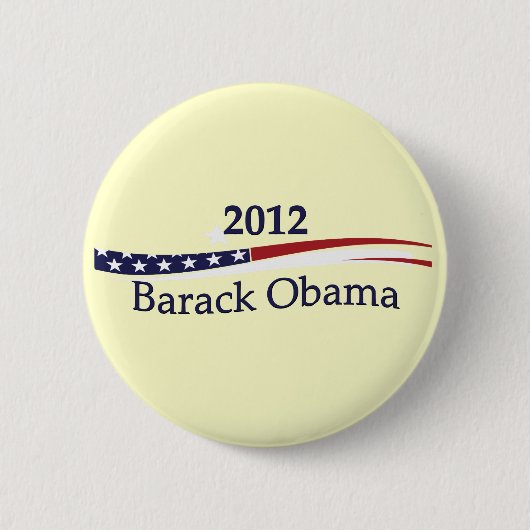 Barack Obama Pin/Button Ronde Button 5,7 Cm (Voorkant)