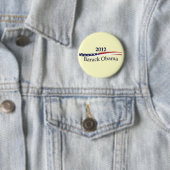 Barack Obama Pin/Button Ronde Button 5,7 Cm (In situ)