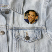 Barack Obama Pin Ronde Button 5,7 Cm (In situ)