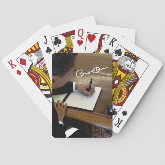 Barack Obama Pokerkaarten (Achterkant)