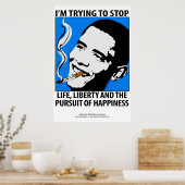 Barack Obama Politiek Satire Poster (Keuken)